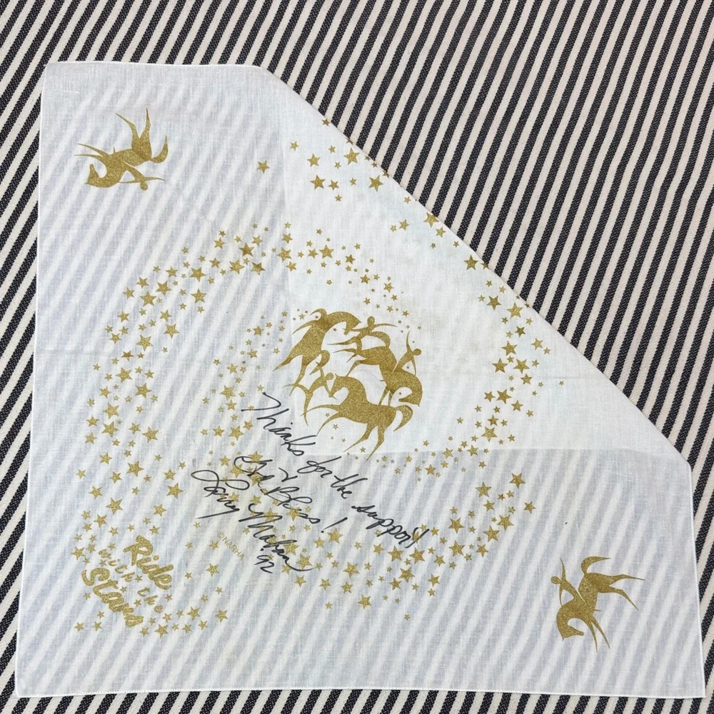 Larry Mahan Autographed Bandana NARHA Ride with the Stars 1992